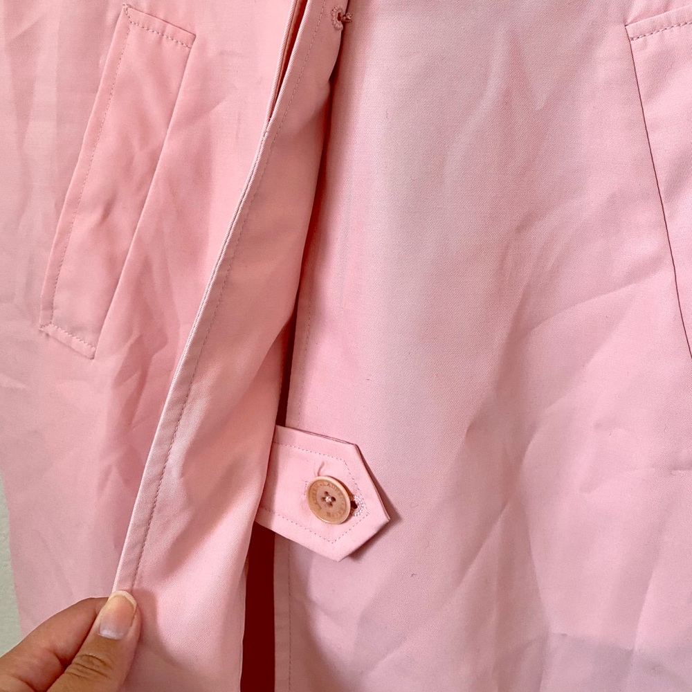 Lauren by Ralph Lauren Pink Trench Coat - Picture 4 of 9